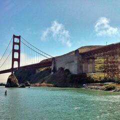 Golden Gate Bridge (seen from Horseshoe Bay)